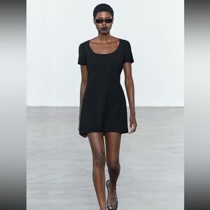 NWOT Zara Classic Black Mini Dress